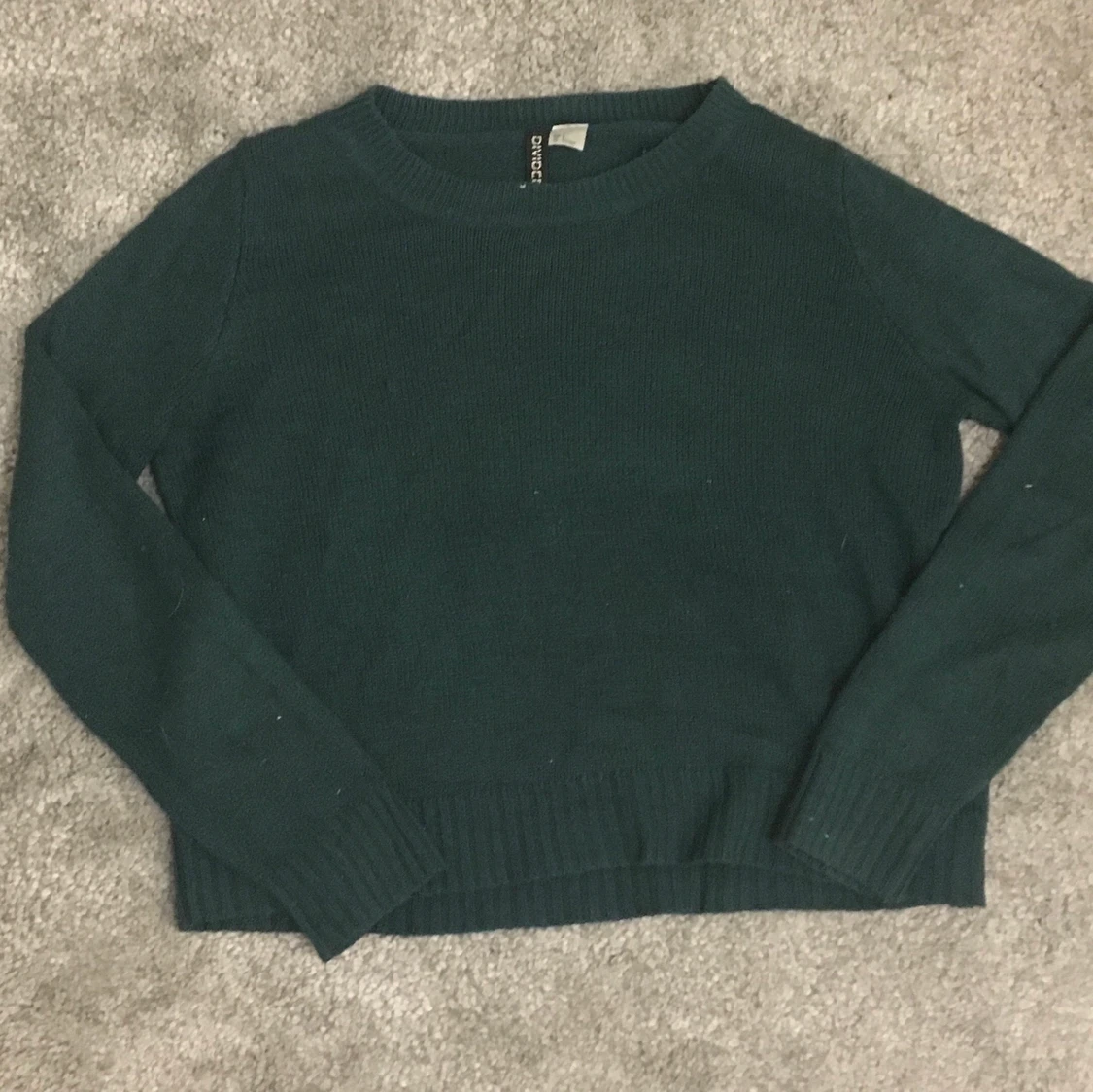 Stickad grön topp💚 - 90