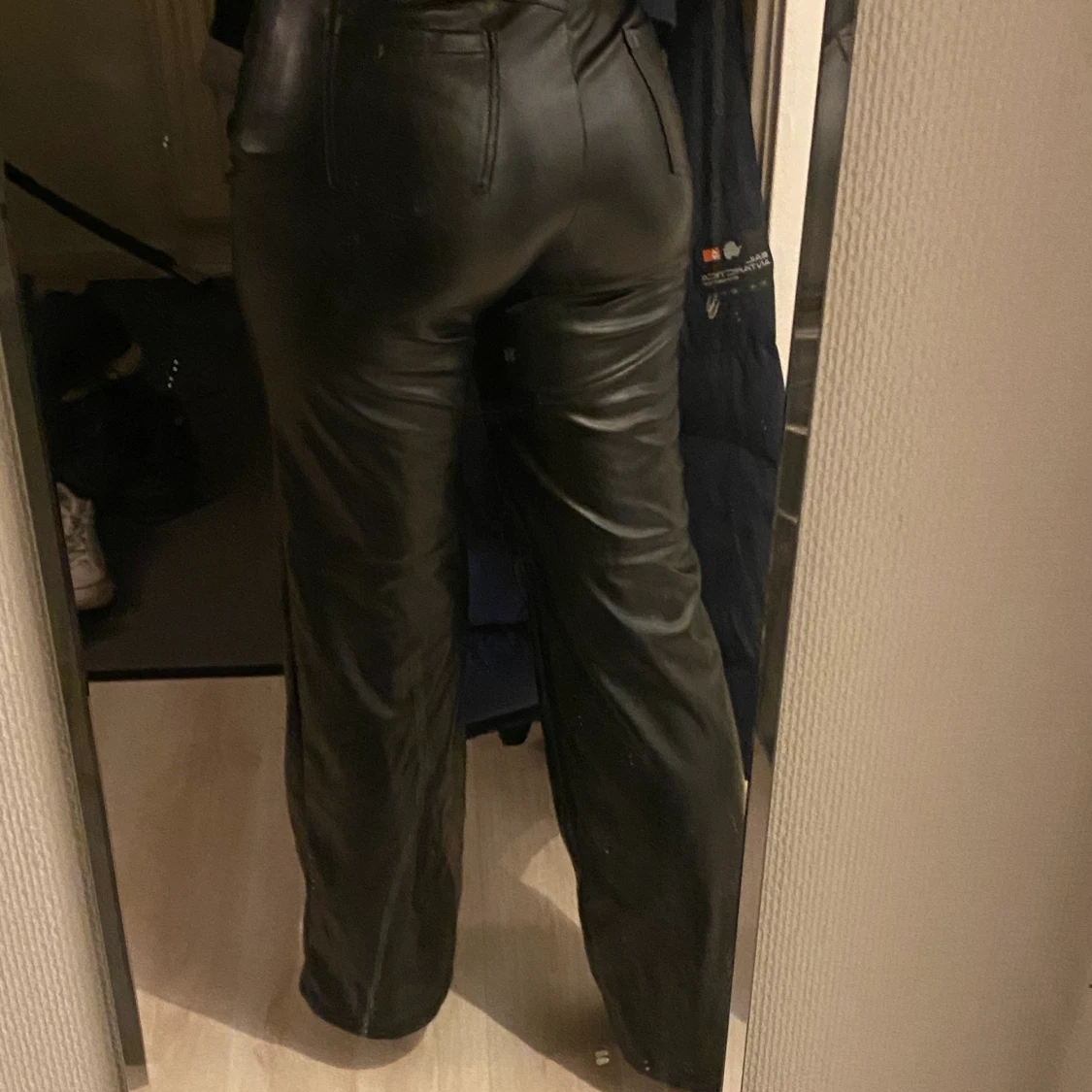 Läder/skinn byxor - 91