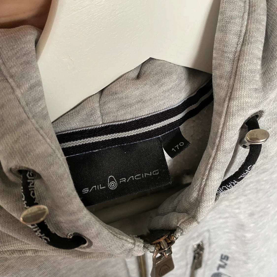 Sail racing zip up hoodie grå - 91
