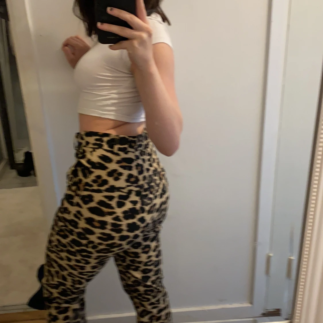 Leopard kostym byxor