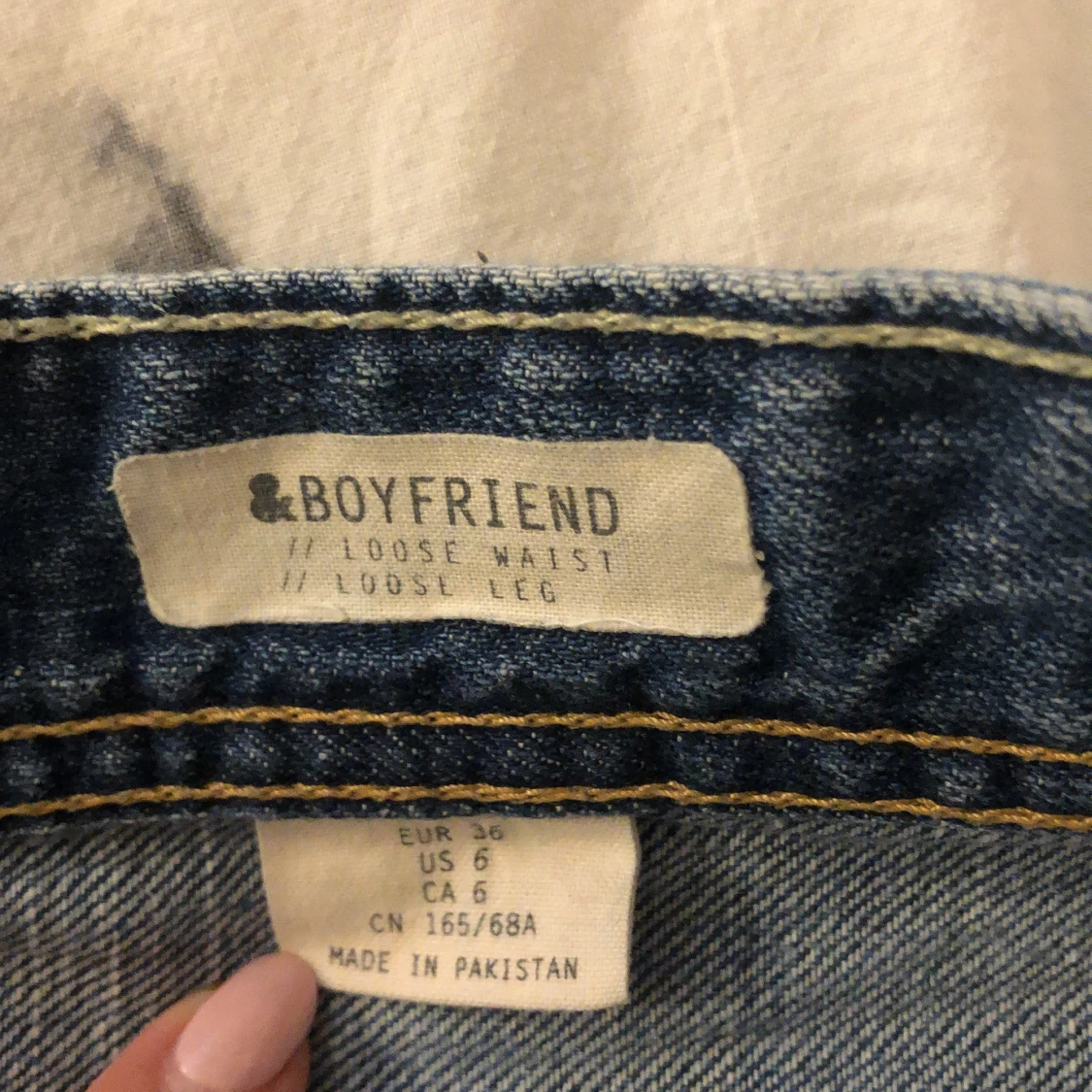 Blå jeans shorts storlek 36 - 91