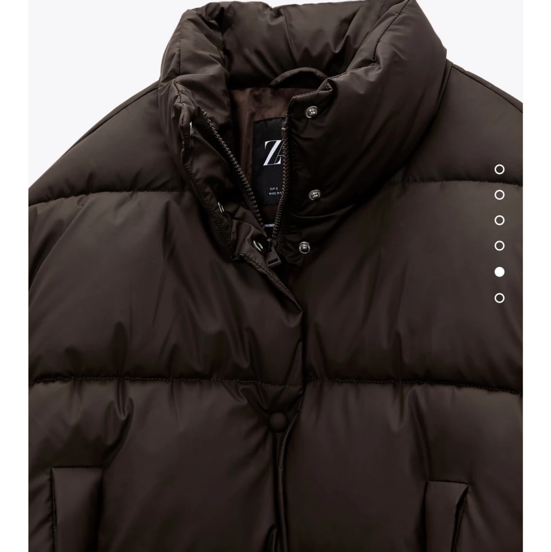 Brun pufferjacka från zara - 90