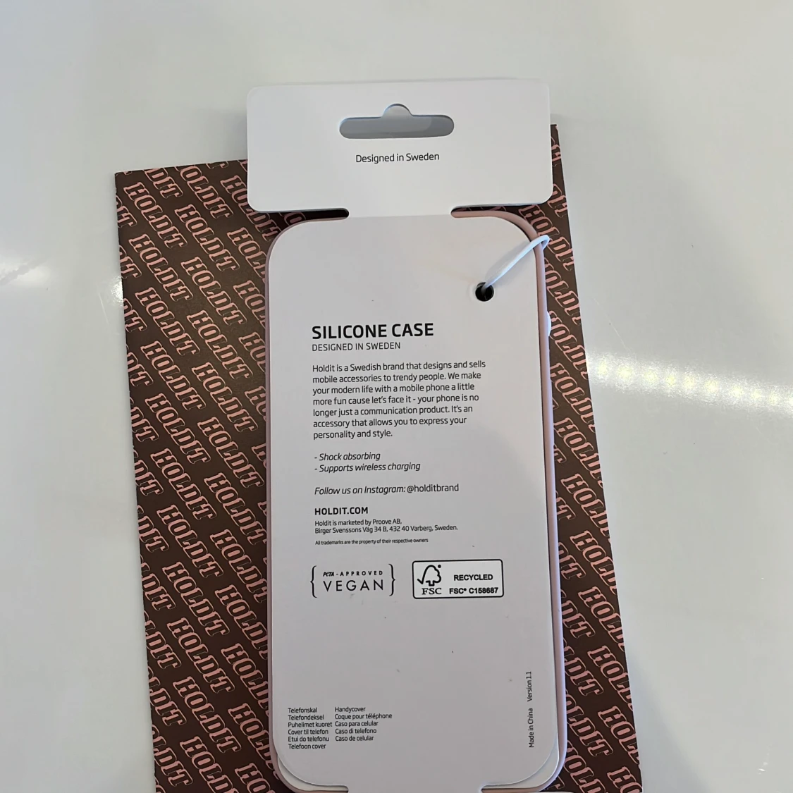 HoldIt Silikonskal i rosa  - 90