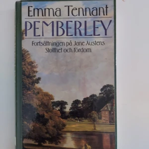 Pemberley - Emma Tennant - Emma Tennants fortsättning på Jane Austens Stolthet och Fördom (Pride and Prejudice) hardcover. I mycket fint skick. 