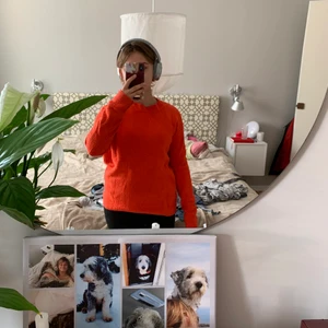 & Other Stories tröja - Supersnygg och skön orange tröja från & Other stories som passar till allt! Säljes då färgen inte riktigt passar mig. Storlek S men passar en XS som lite oversized! Kan mötas upp i Stockholm eller Uppsala och skicka, men köparen står för frakt!