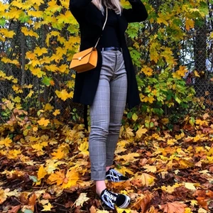 Rutiga kostymbyxor  - Fina kostymbyxor från Mango! Storlek 36. Tjockt och fint material som sitter bra på!