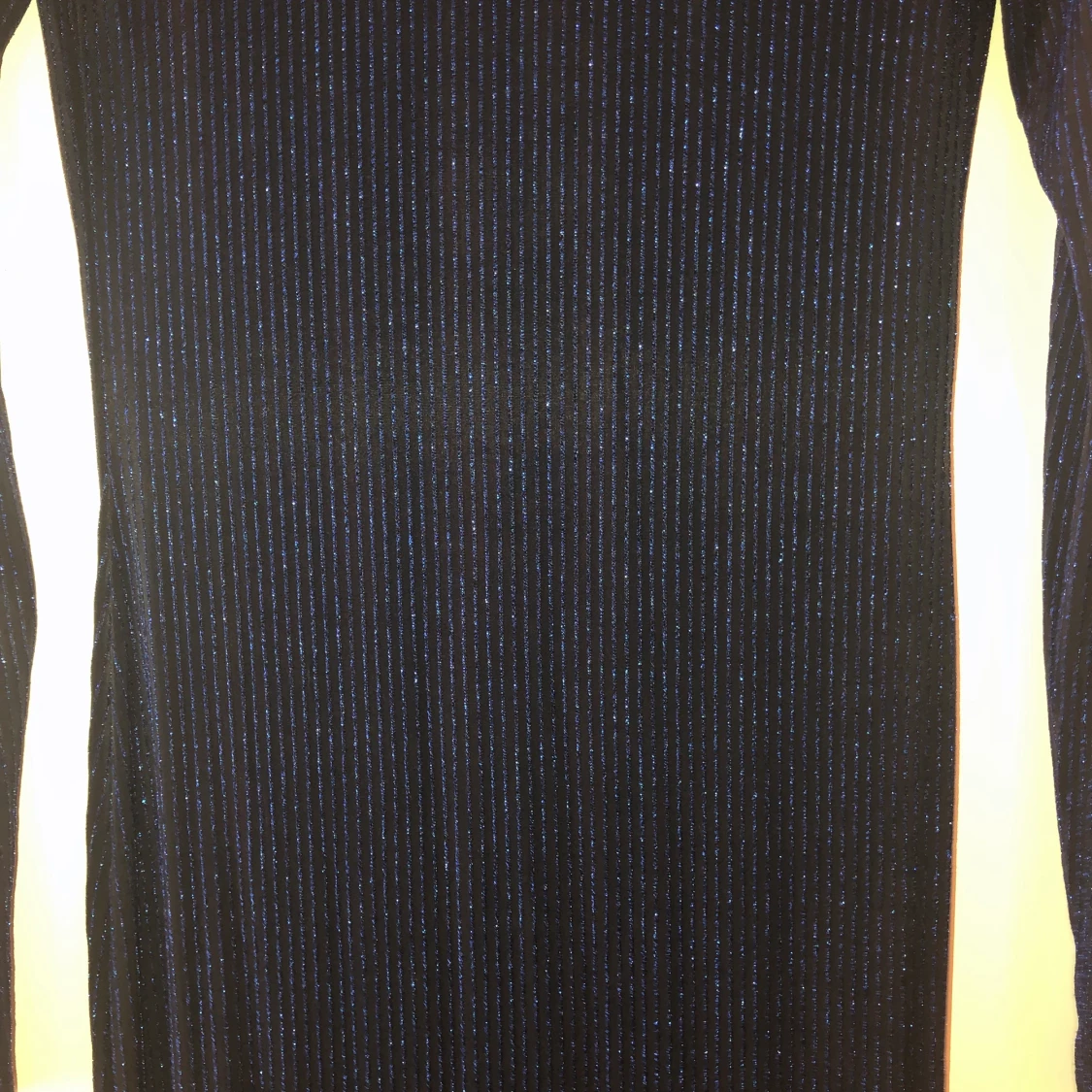 Blå glittrig festklänning  - 90