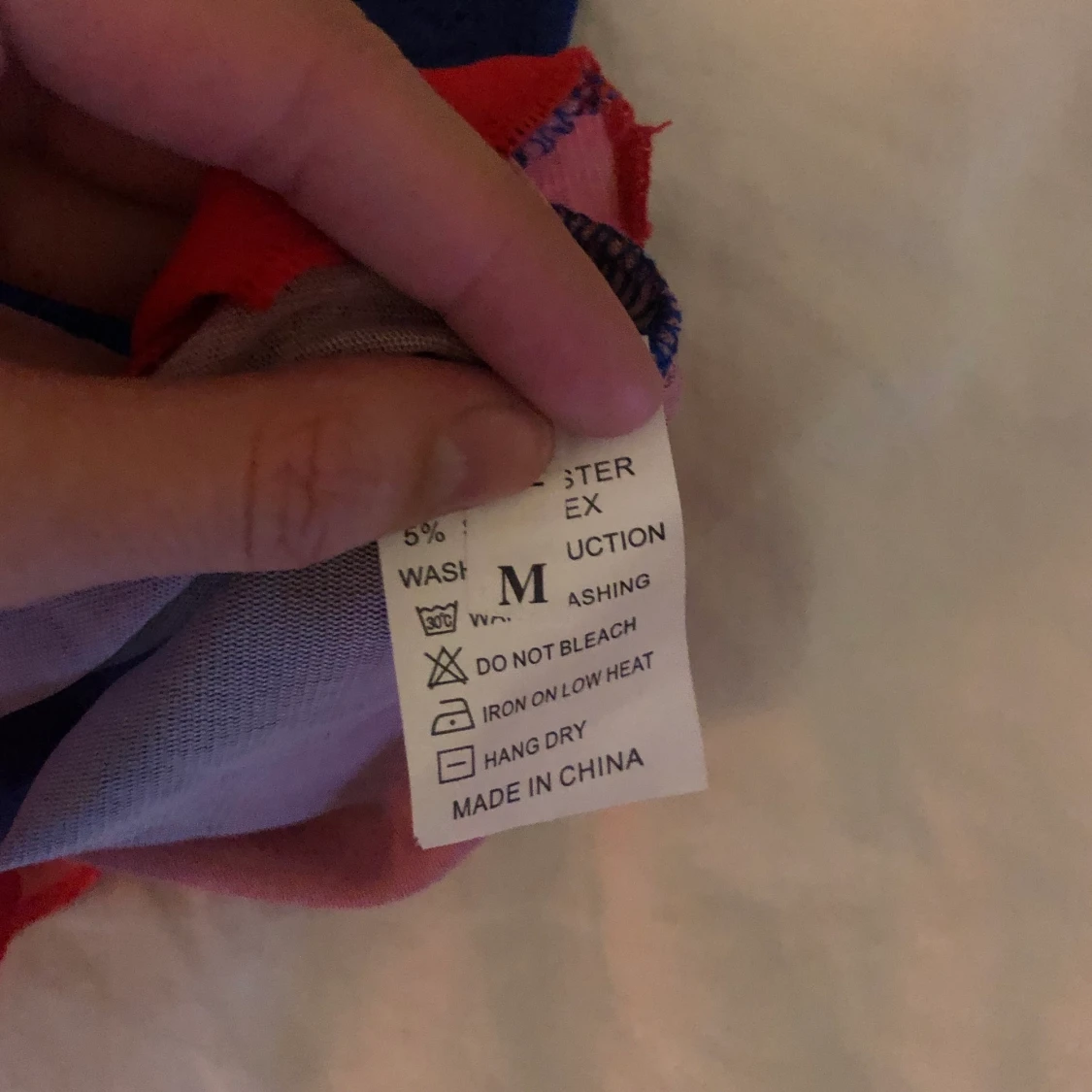 💙 Blått och Rött Linne  - 91