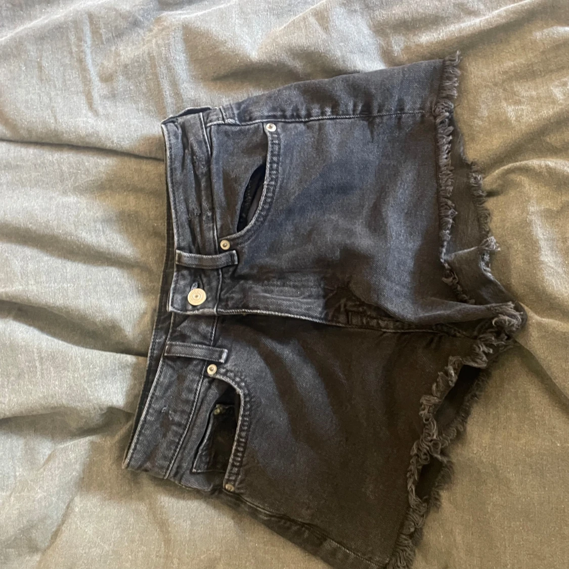 Midwaist jeanshorts - 90