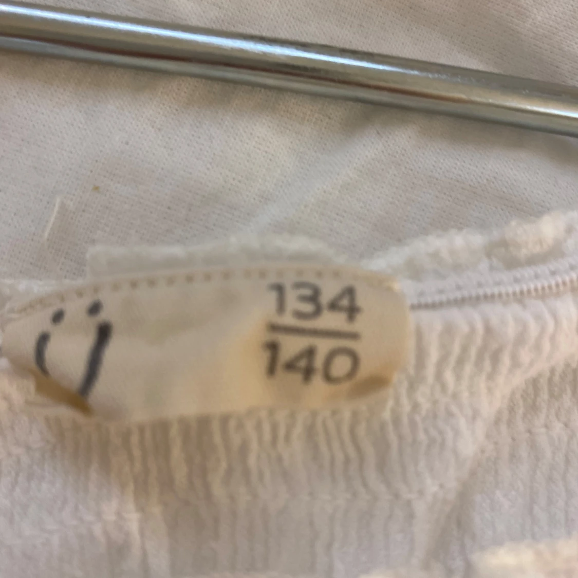 Vit lång klänning  - 91