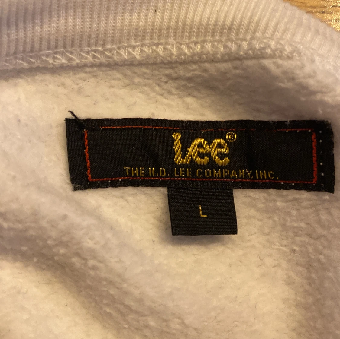 Vit sweatshirt från Lee - 92