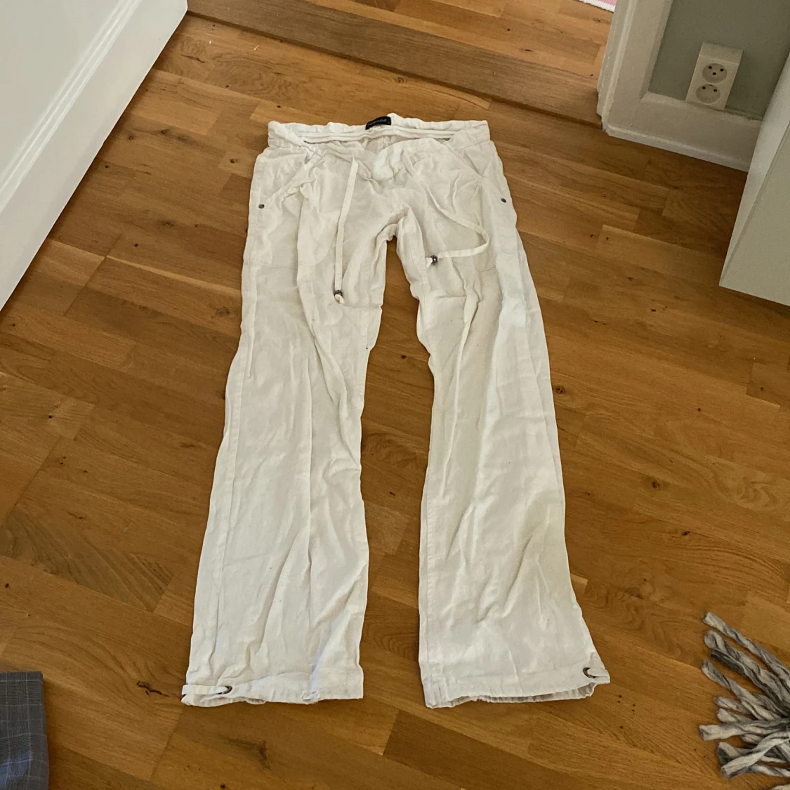Baggy linne byxor