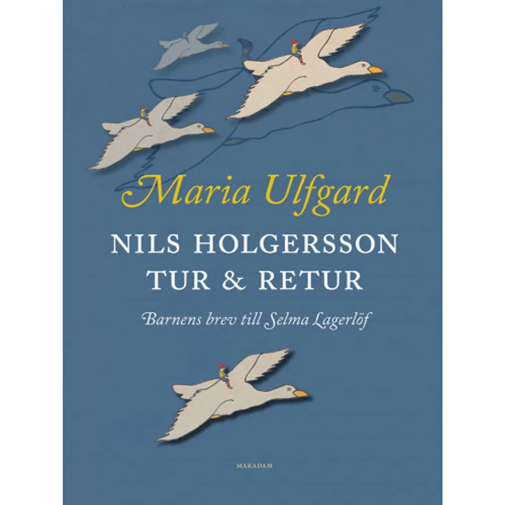 Mellan 1899 och 1940 mottog Selma Lagerlöf över tre tusen brev från barn, lärare och föräldrar, inte bara från Sverige utan även från andra länder i Europa och från andra världsdelar. När barnen skriver om sin läsning av Lagerlöfs verk har boken om Nils Holgersson en framträdande plats. Samtidigt ger breven inblick i deras tillvaro och skolgång, liksom i enskilda barns föreställningsvärldar. Med utgångspunkt i den stora samling brev till Lagerlöf som bevarats på Kungliga biblioteket behandlar denna studie barnens, lärarnas, kritikernas och allmänhetens mottagande av Nils Holgerssons underbara resa genom Sverige, 1906--1907. Bakgrunden för bokens tillkomst och dess genre diskuteras. Studien visar också Selma Lagerlöfs personliga engagemang för barnens brev och belyser delar av hennes liv. Men främst lyfts barnens läsning fram, deras tankar och deras liv så som detta avspeglas i breven. Maria Ulfgard är docent i litteraturvetenskap och affilierad forskare vid Litteraturvetenskapliga institutionen, Uppsala universitet. Hennes forskningsområden är litteratursociologi, receptionsstudier, barn- och ungdomslitteratur och litteraturdidaktik. Nr 159 i Svenska barnboksinstitutets skriftserie. Nr 81 i serien Skrifter utgivna av Avdelningen för litteratursociologi vid Uppsala universitet.     Format Inbunden   Omfång 215 sidor   Språk Svenska   Förlag Makadam förlag   Utgivningsdatum 2022-08-03   ISBN 9789170613951  . Böcker.