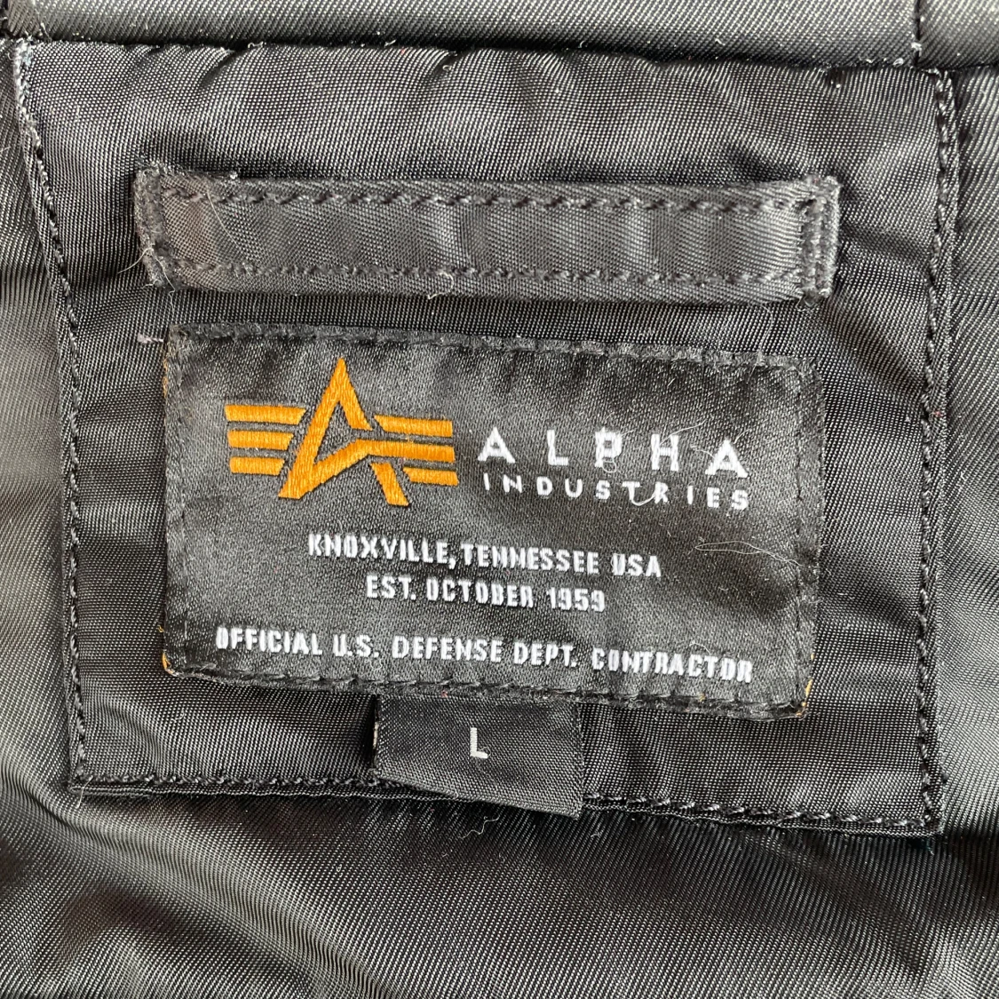 Svart alpha industries vinterjacka - 92