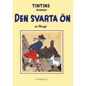 Den svarta ön (bok, halvklotband) - Tintin kommer en kallhamrad falskmyntarliga på spåren, vilket efter en vild jakt för Tintin och Milou till Skottland och den mytomspunna svarta ön utanför Kiltoch, där det går rykten om ett ohyggligt odjur i slottsruinen. Den svarta ön är det enda Tintinäventyr som Hergé tecknade om helt två gånger; först från svartvitt till färg, och nästa gång för att färgversionen från 1943 kändes omodern då ett engelskt förlag skulle ge ut boken på 1960-talet. Det är denna senare färgversion som svenska läsare är mest bekanta med, vilket gör denna retroutgåva extra intressant för fansen. De nio första Tintinäventyren tecknade Hergé i svartvitt, med start 1929. De publicerades först som följetong i olika tidningar innan de gavs ut i bokform. Samtliga kommer nu att ges ut i svensk översättning i ett utförande snarlikt det ursprungliga.    Format Halvklotband   Omfång 127 sidor   Språk Svenska   Förlag Cobolt Förlag   Utgivningsdatum 2020-10-08   Medverkande Björn Wahlberg   ISBN 9789188897374  