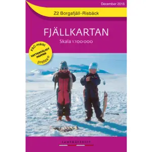 Fjällkartan i skala 1:100 000 omfattar 25 kartblad och täcker fjällområdet från Sälen i söder till Treriksröset i norr. Kartbladen överlappar varandra och är anpassade till leder, fjällanläggningar och bebyggelsecentra i området. Alla kartbladen har på baksidan information om fjällsäkerhet, fjällväder, naturvård och GPS-användning. Därutöver finns bladunik information om nationalparker, naturreservat och förslag på lämpliga turer. Kartan är tryckt på ett lateximpregnerat papper (Pretex®) som är fukt- och viktåligt