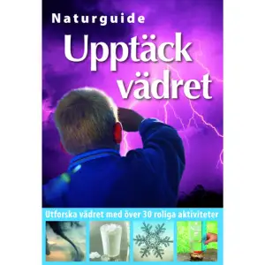 Bli en skicklig väderkännare med den här spännande naturguiden fylld med lätta och roliga aktiviteter och fantastiska saker att se, utforska och upptäcka.> Se vad som händer när varma och kalla vädersystem kolliderar> Gör ett moln, en regnbåge, en jättesnöflinga och lär dig om osynligt vatten> Skapa ett miniblixtnedslag i säkerhet i ditt kök    Format Danskt band   Omfång 72 sidor   Språk Svenska   Förlag Globe förlaget   Utgivningsdatum 2007-05-25   Medverkande Annika Sternö Anderberg   Medverkande Stefan Anderberg   ISBN 9789171660701  