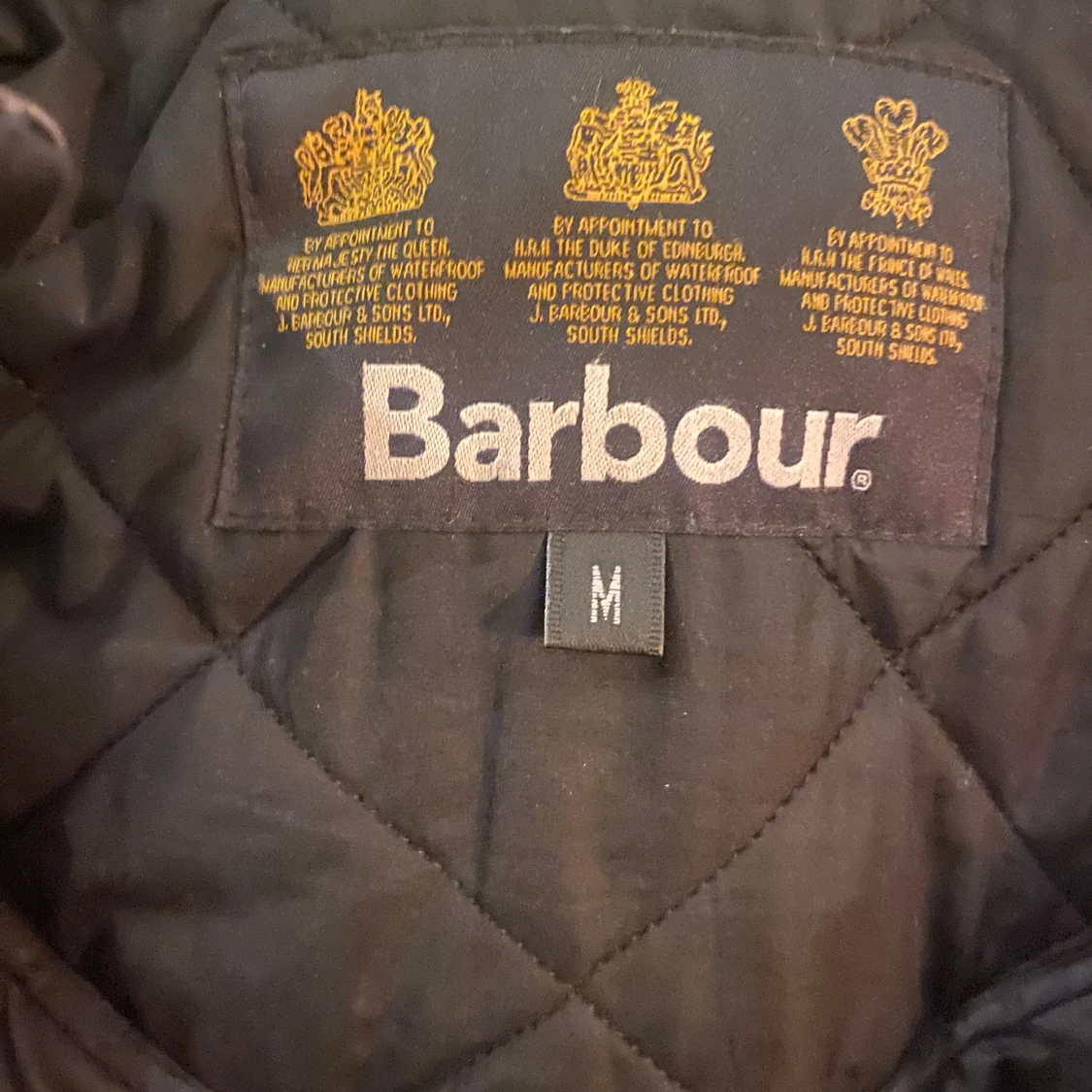 Svart quiltad jacka från Barbour - 91