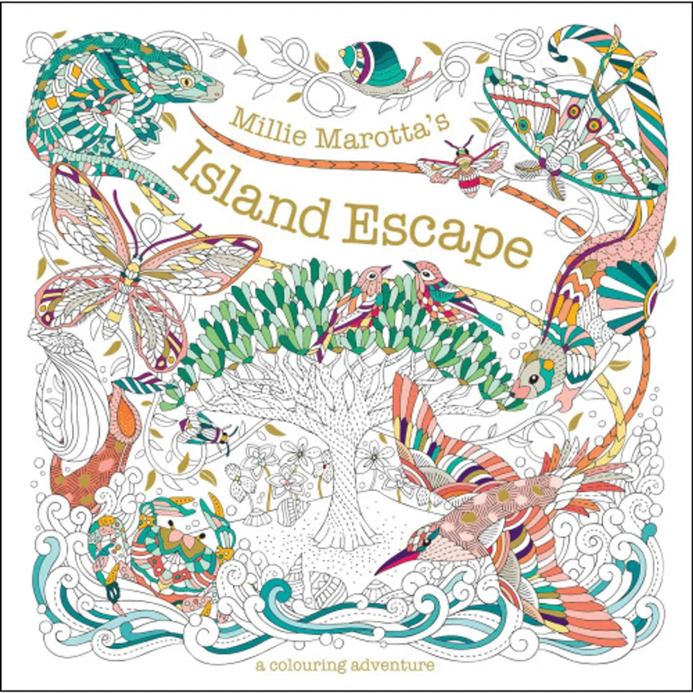 Escape on an island colouring adventure with the Sunday Times bestselling illustrator Millie Marotta. Relax, unwind and get creative with colouring as you island-hop your way around the world. Immerse yourself in an island paradise where lizards lounge and sea birds soar and add your own palette of colour to Millie’s glorious and intricate wildlife illustrations. Here are drawings ready to be brought to life with colours that are inspired by the world’s fascinating island habitats, from Madagascar to the remote Svalbard, from Vancouver to the Galápagos Islands. Discover Cozumel Island’s pygmy raccoon, the Komodo dragon, the Mauritian flying fox and the Javan rhino. Colour in exotic pitcher plants, orchids and vines, all illustrated in Millie’s much-loved signature style. With inspiration for every fan of colouring, come and escape to your own island wonderland.    Format Häftad   Språk Engelska   Utgivningsdatum 2022-09-22   ISBN 9781849947756  . Böcker.