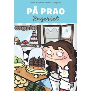 På prao. Bageriet (inbunden) - Följ med eleverna i klass 2B på prao. Roliga bilder och berättelser med knorr. Kanske lär du dig några nya ord.  Sally ska vara hos Karim på bageriet. Bagarna är redan klara med allt matbröd när Sally kommer dit. Det gör inget, tycker Sally. Hon får hjälpa till att baka kanelbullar istället.  Bokserien På prao är trevliga berättelser i vardagliga miljöer, med syfte att både locka till läsning och öka ordförståelsen.  Anna Hansson är utbildad lärare och skriver böcker som hon själv hade velat läsa som barn. Spännande, fantasifulla och roliga.  Emelie Stigwan illustrerar serier och böcker för barn. Hennes bilder kännetecknas av färg, humor och ett öga för detaljer.    Format Inbunden   Omfång 31 sidor   Språk Svenska   Förlag Beta Pedagog AB   Utgivningsdatum 2017-09-18   Medverkande Emelie Stigwan   ISBN 9789188009500  