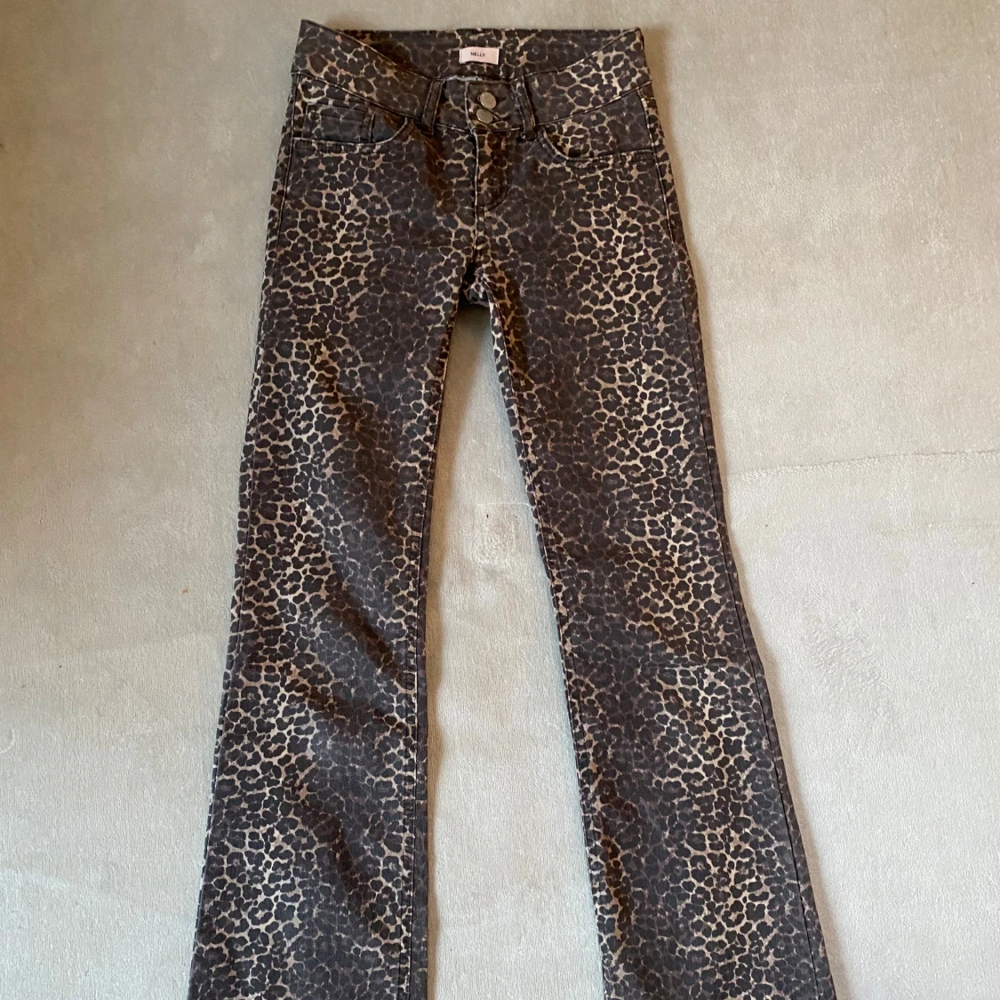 Leopardmönstrade jeans - 91