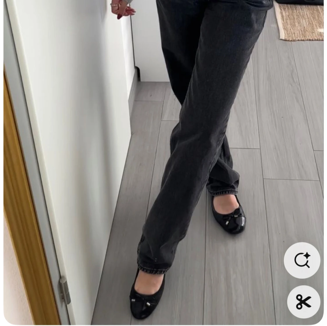 Svarta ballerinaskor från H&M - 90