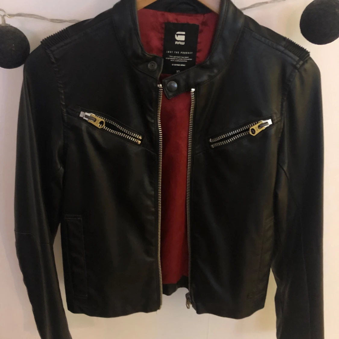 Skinnjacka från G-star stl XS i nyskick