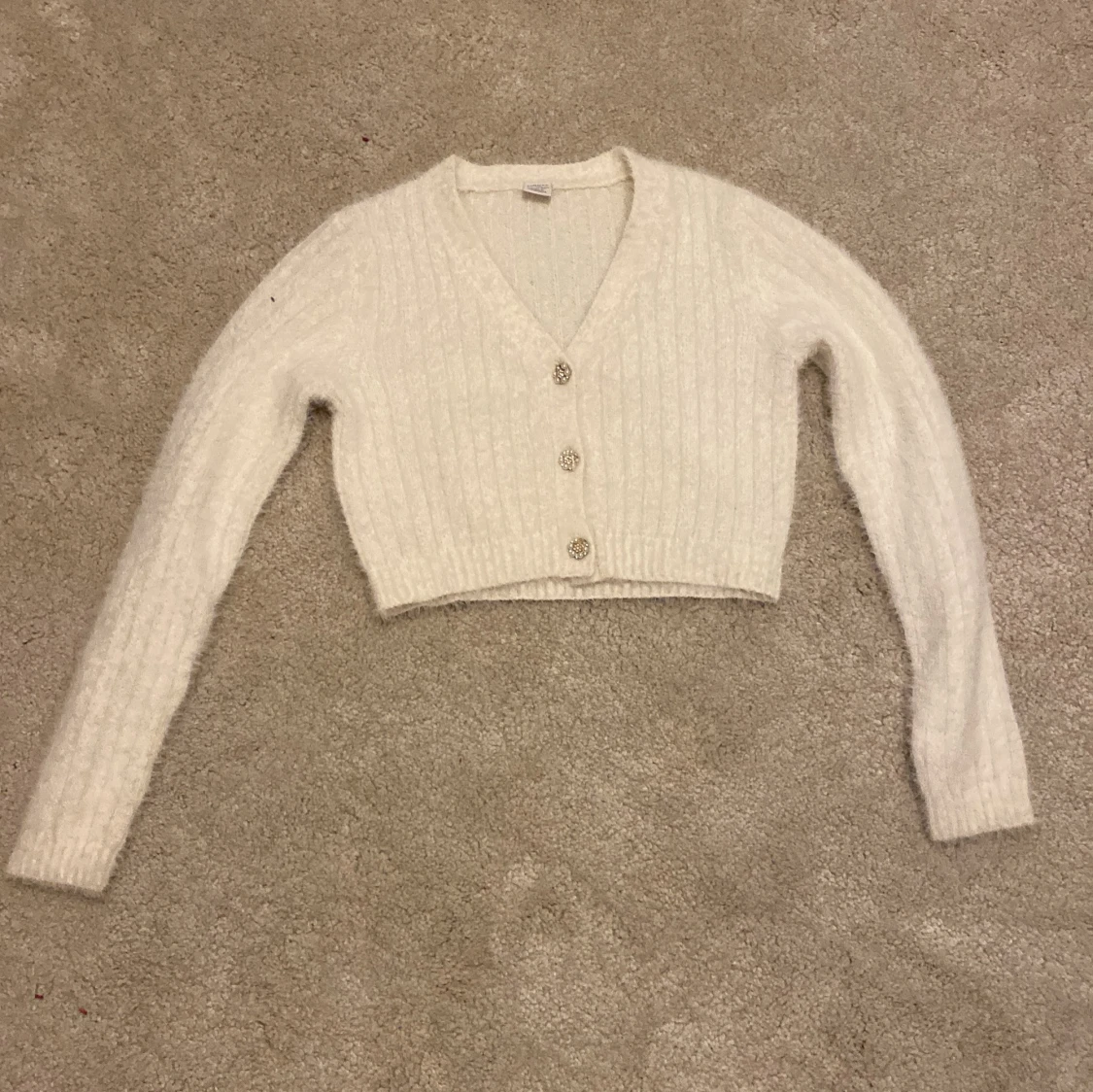 Vit fest kofta. stl. 146/152