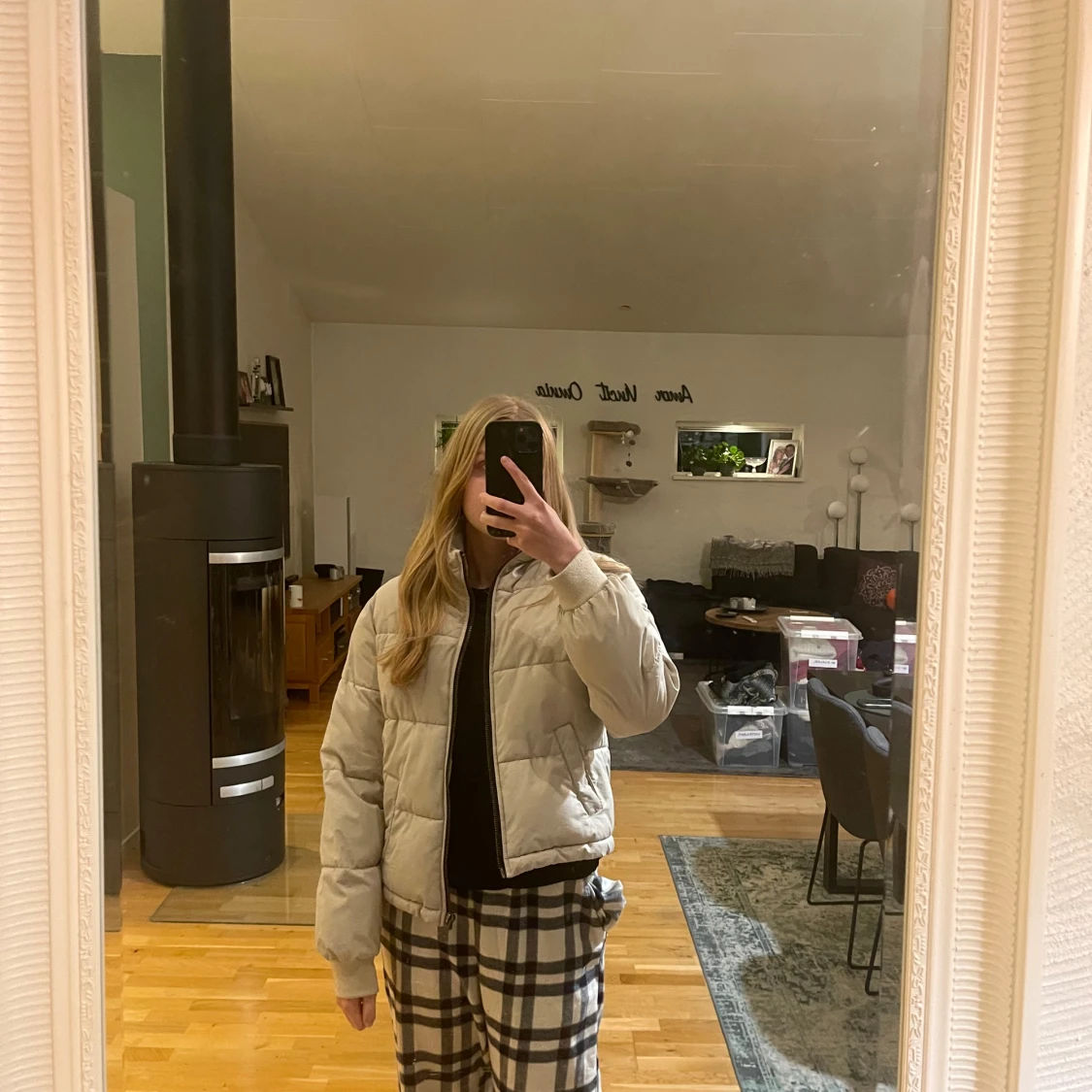 Beige pufferjacka från Object/ONLY - 1