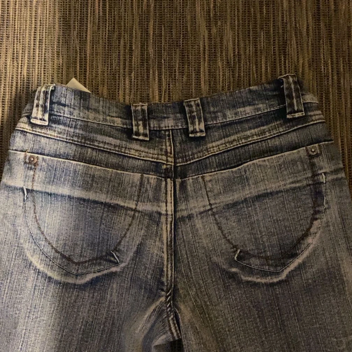 Blå bootcut jeans - 1