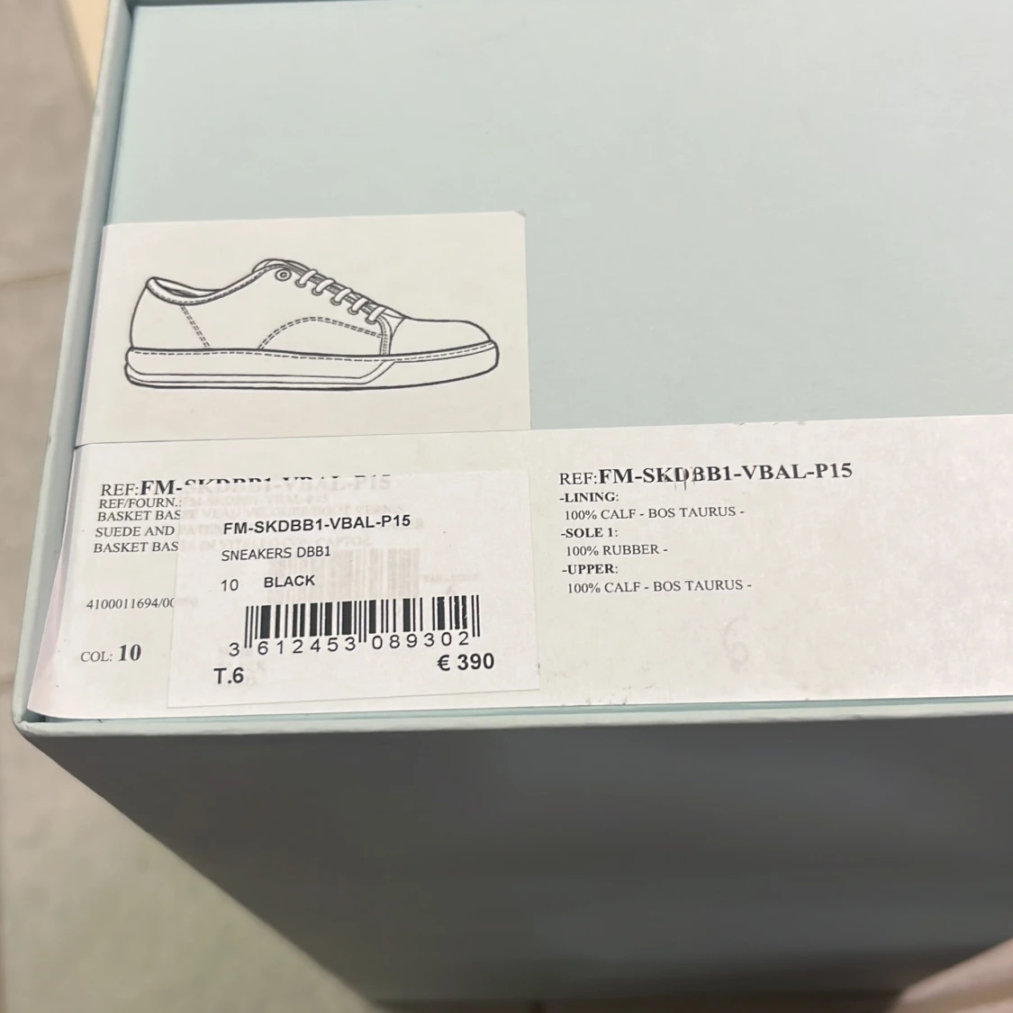 Svarta sneakers från Lanvin - 4