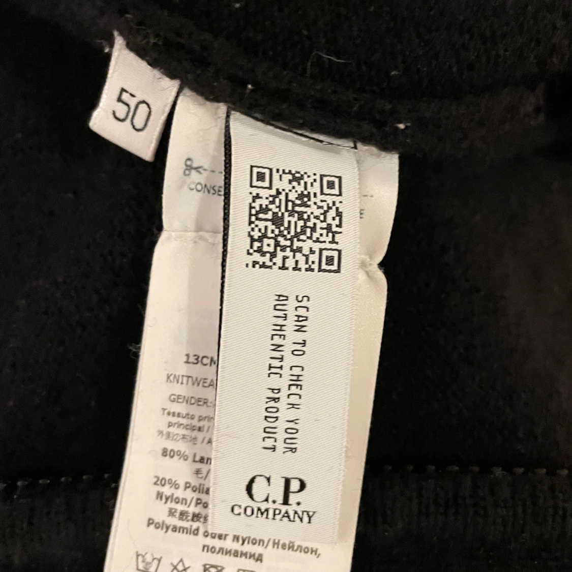 Stickad hel zip från C.P. Company - 91