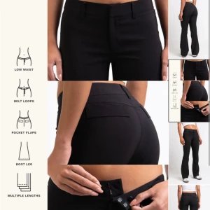 NYA lågmidjade kostymbyxor fr Madlady - Lågmidjade bootcut kostymbyxor modell Drew low waist black. Storlek 32 (xxs) längd regular. Sprillans nya så absolut nyskick. Ord nypris 649 kr. Obs! Jag har 2 exakt likadana på två olika annonser!!!