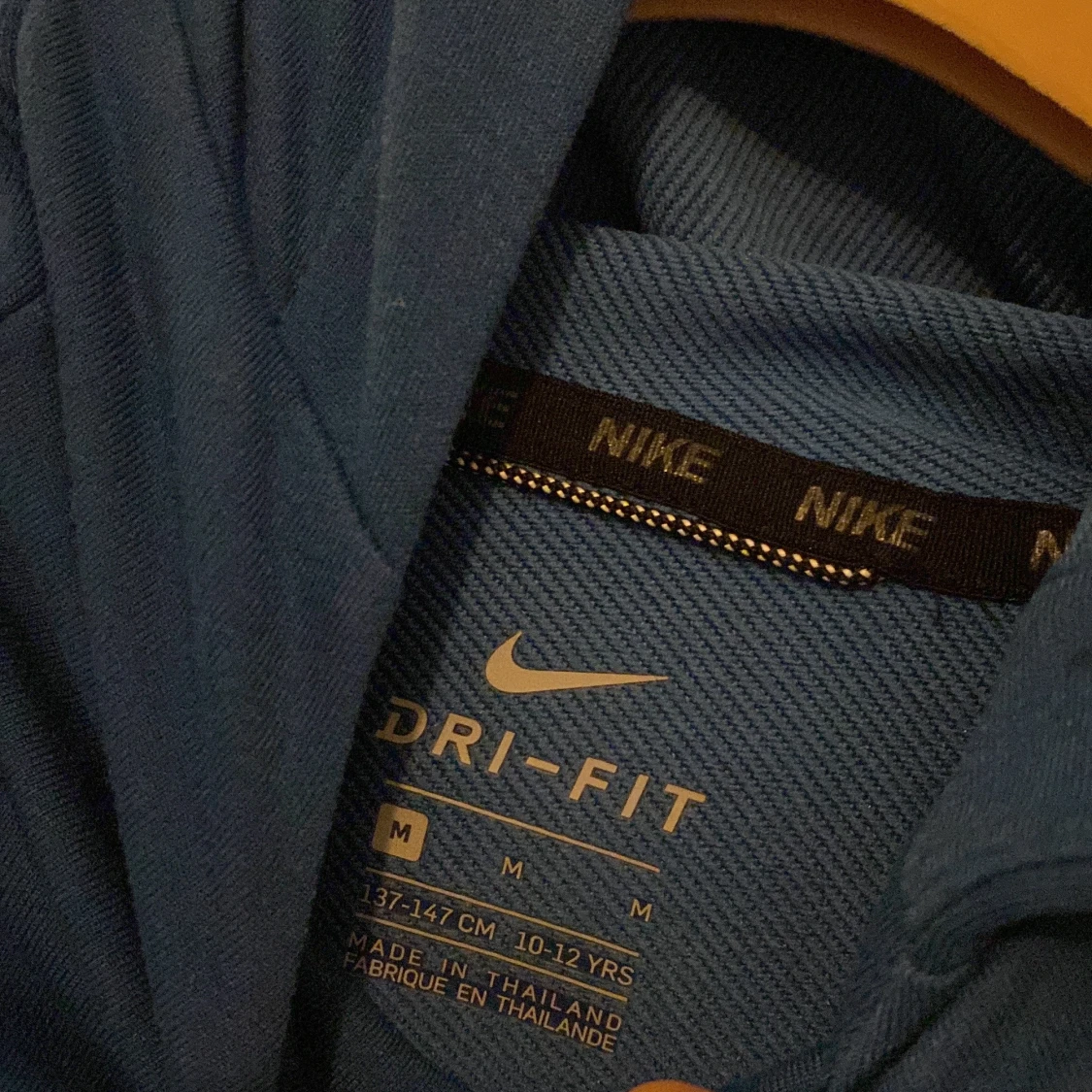 Blå kortärmad hoodie från Nike - 91