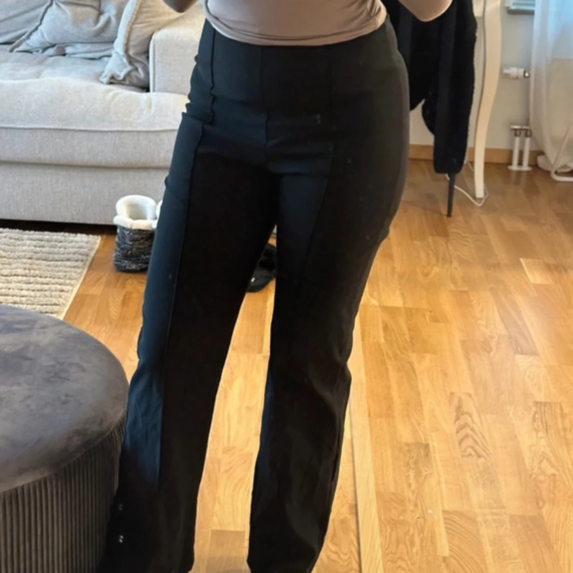 Svarta kostymbyxor - 90