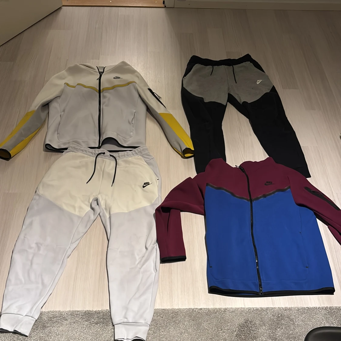 Grå och olivgrön träningsset från Nike - 91