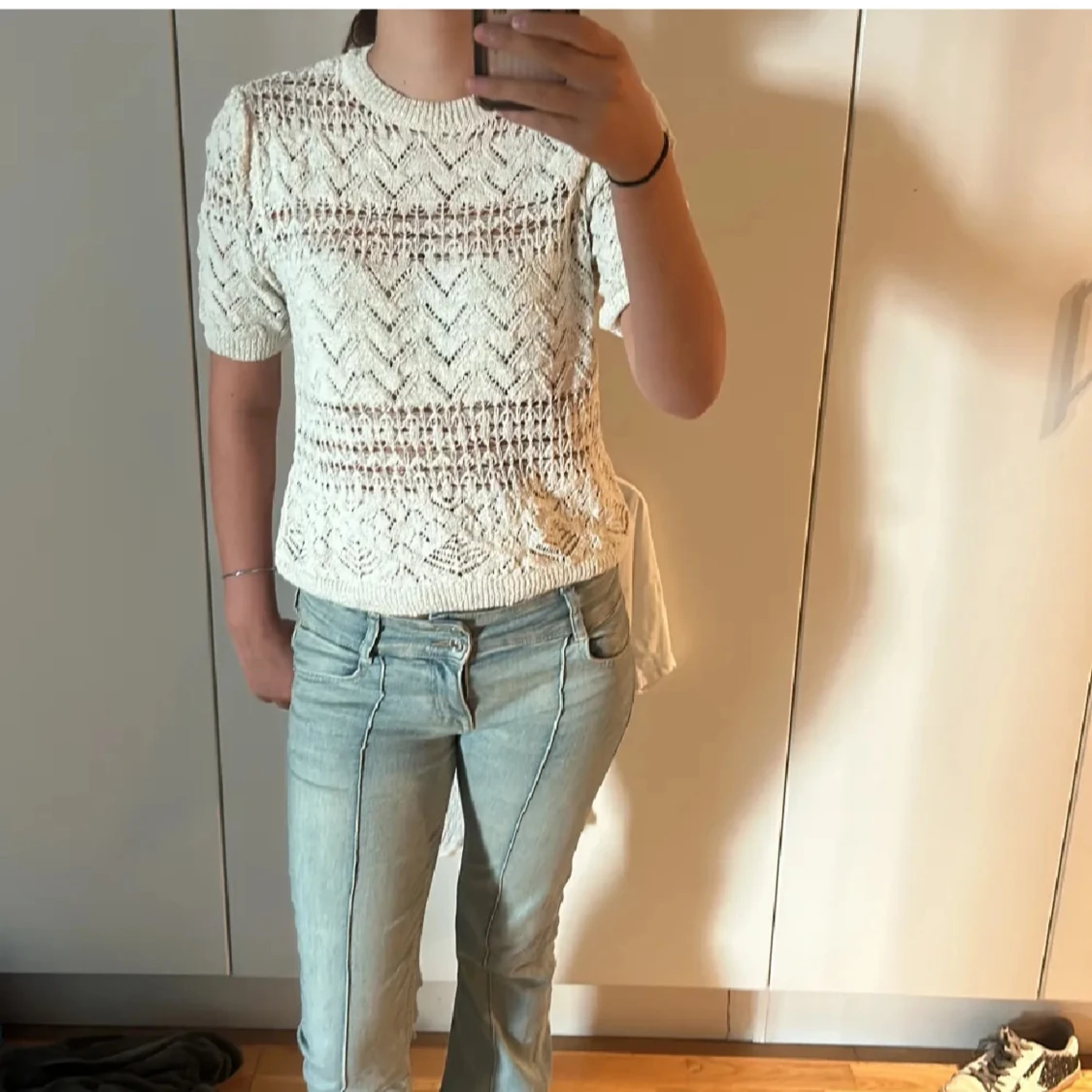 Stickad t-shirt  - 2