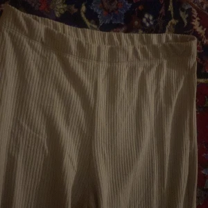 Flared pants  - Flared ribbed pants