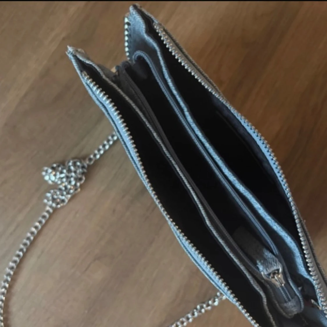 Jeansväska med kedja - 1