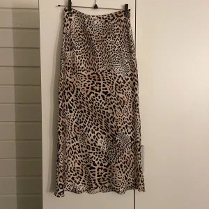 Leopardmönstrad kjol  - Snygg leopardmönstrad långkjol från Zara. Kjolen  är bara använd någon gång, som ny🤎