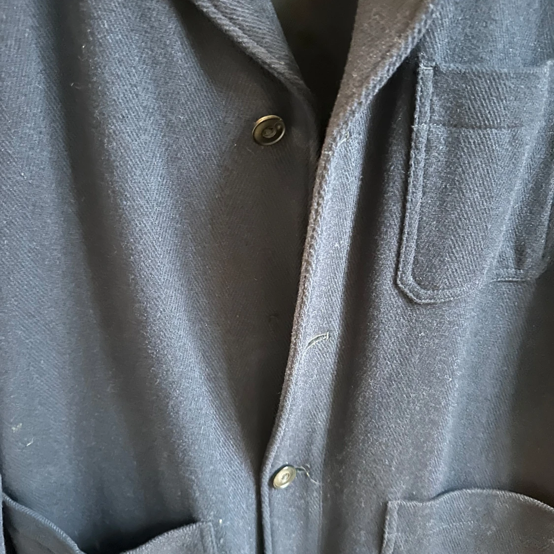 Mörkblå ulljacka - 1