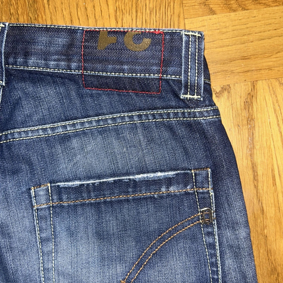 Blåa dondup jeans - 2