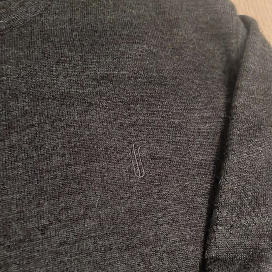 Mörkgrå merinoull tröja från Bruun & Stengade - 90