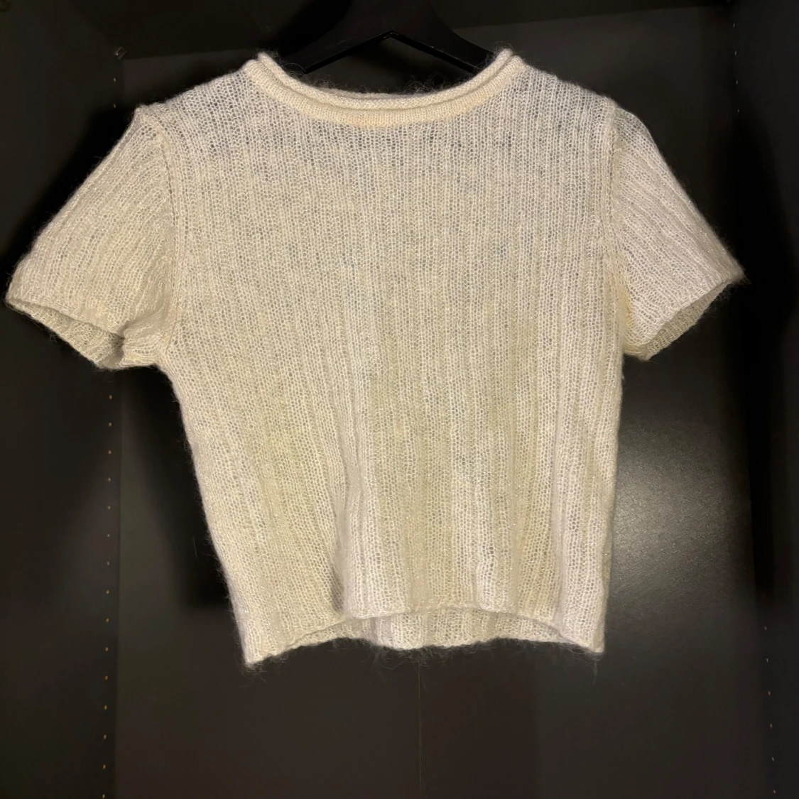 Vit stickad topp från Dream som passar S/M - 90