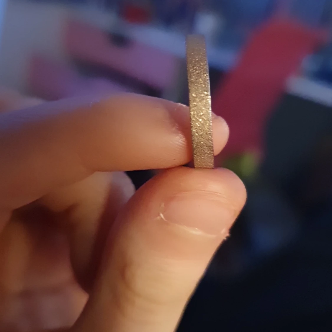 Guld och champagne färgad ring - 91