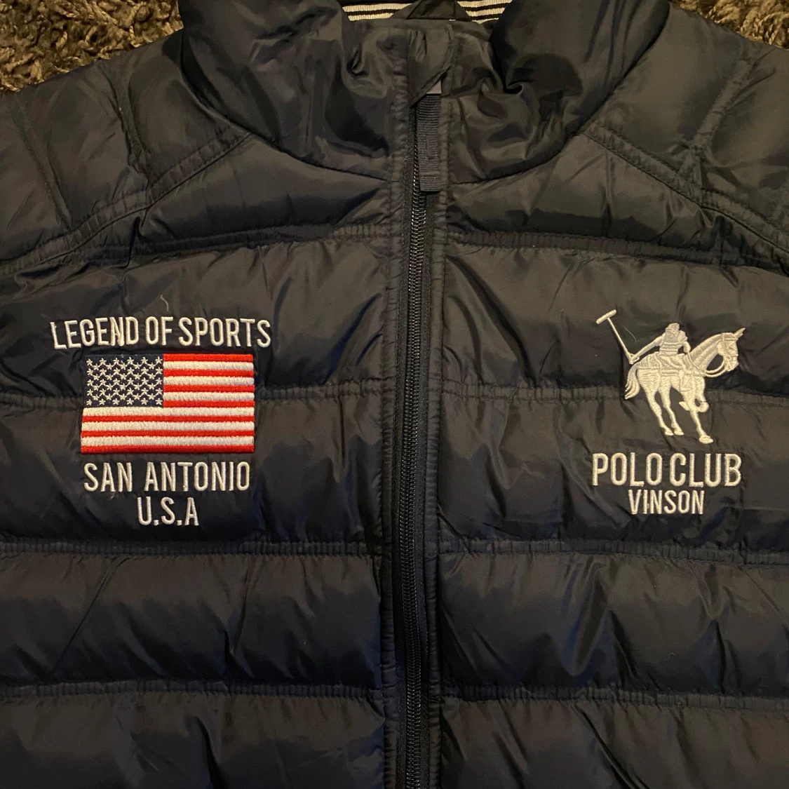 Mörkblå dunväst från Vinson Polo Club - 93