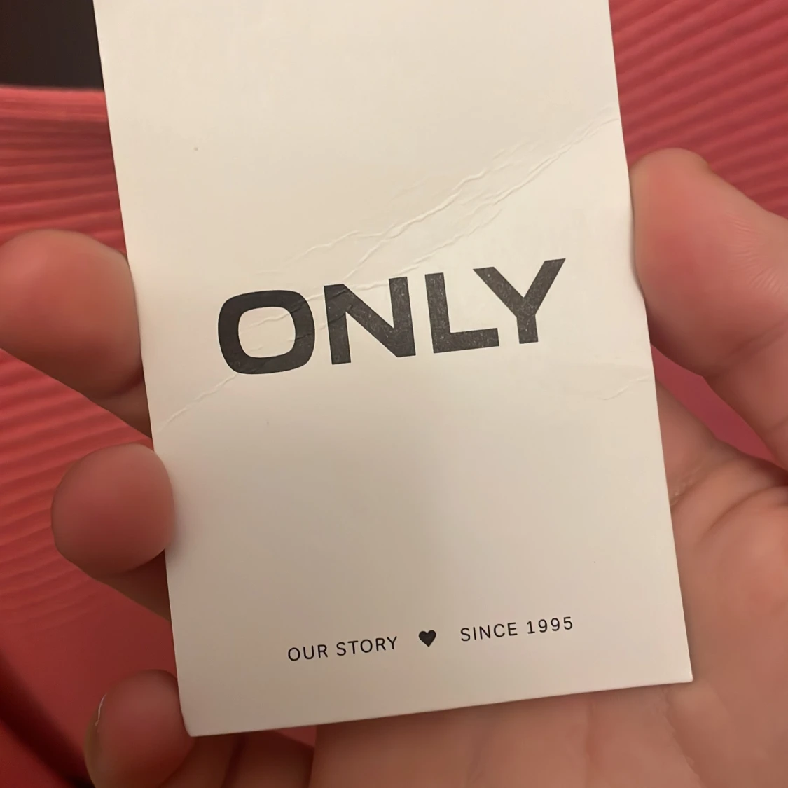 Rosa ribbad tröja från ONLY - 93