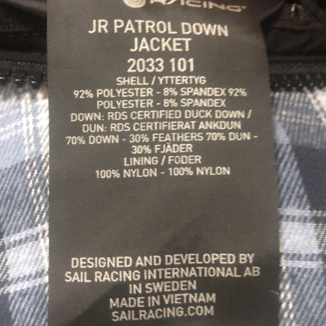 Svart dunjacka från Sail Racing - 93