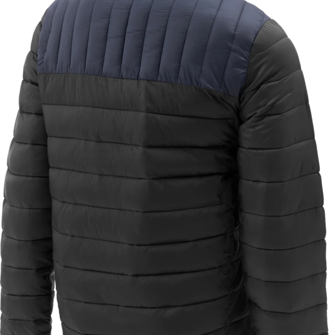 Svart och mörkblå pufferjacka från Kayoba