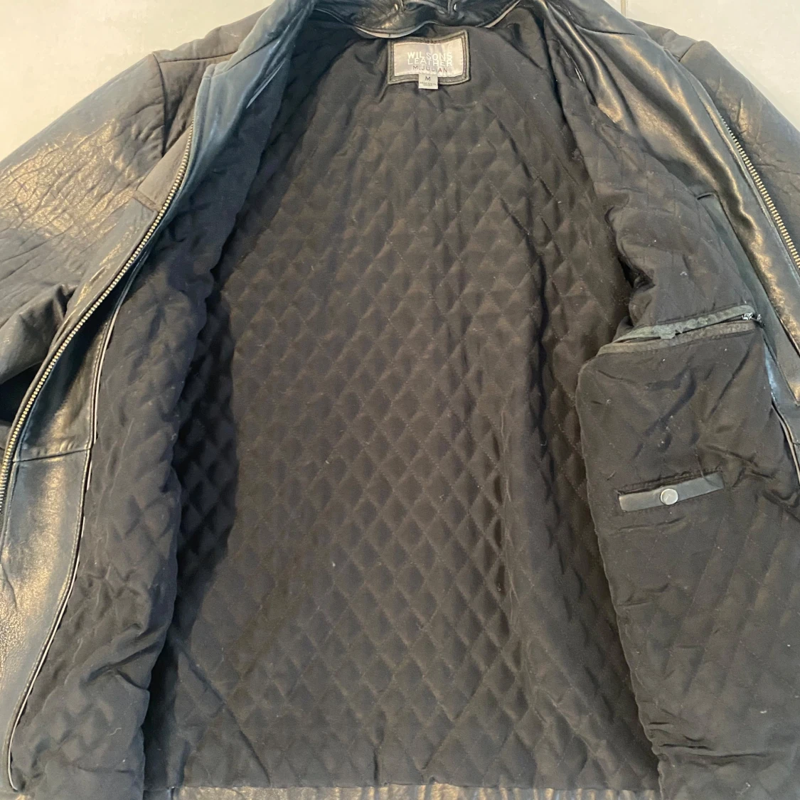 Vintage skinnjacka - 91